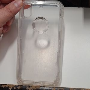 case for iphone xs max 6.5" clear hardcase new
